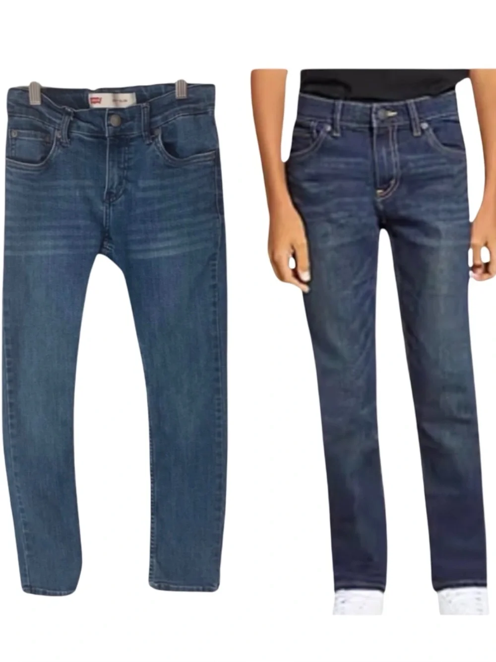 LEVI’S 511 Boys Slim Stretch Straight Leg Jeans Denim Size 10